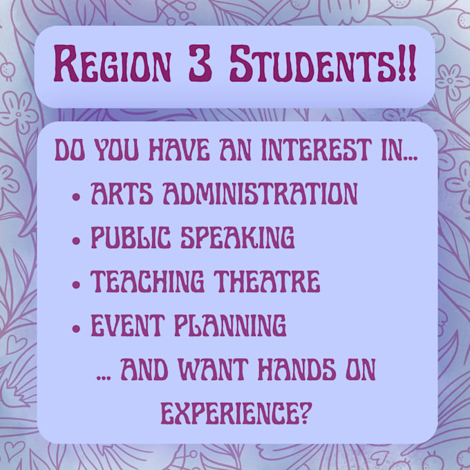 design a poster for your event