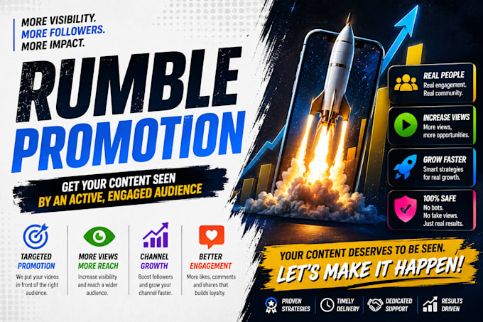 organic rumble video promotion
