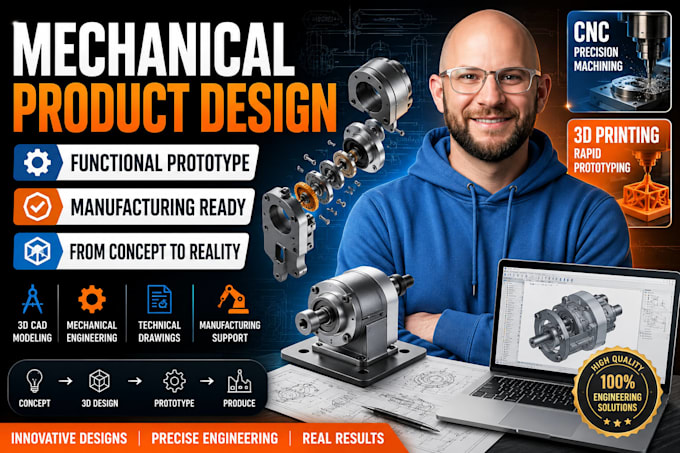 do mechanical product design mechanical engineering functional product prototype
