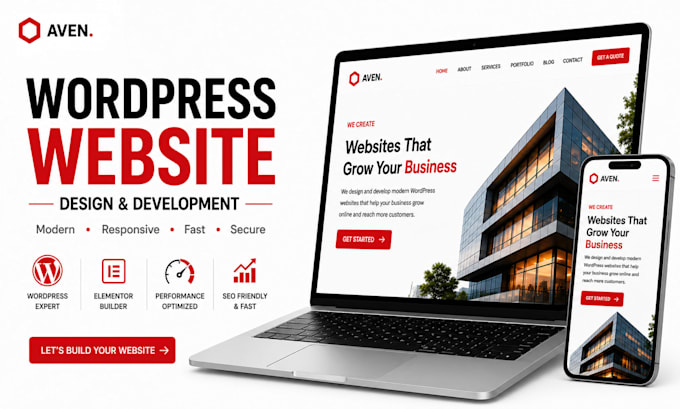 build a responsive wordpress website for your business