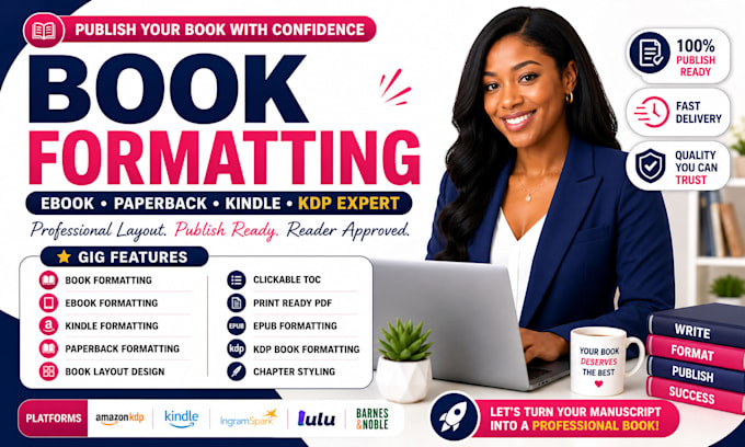 do book formatting, ebook formatting, kindle formatting, paperback formatting