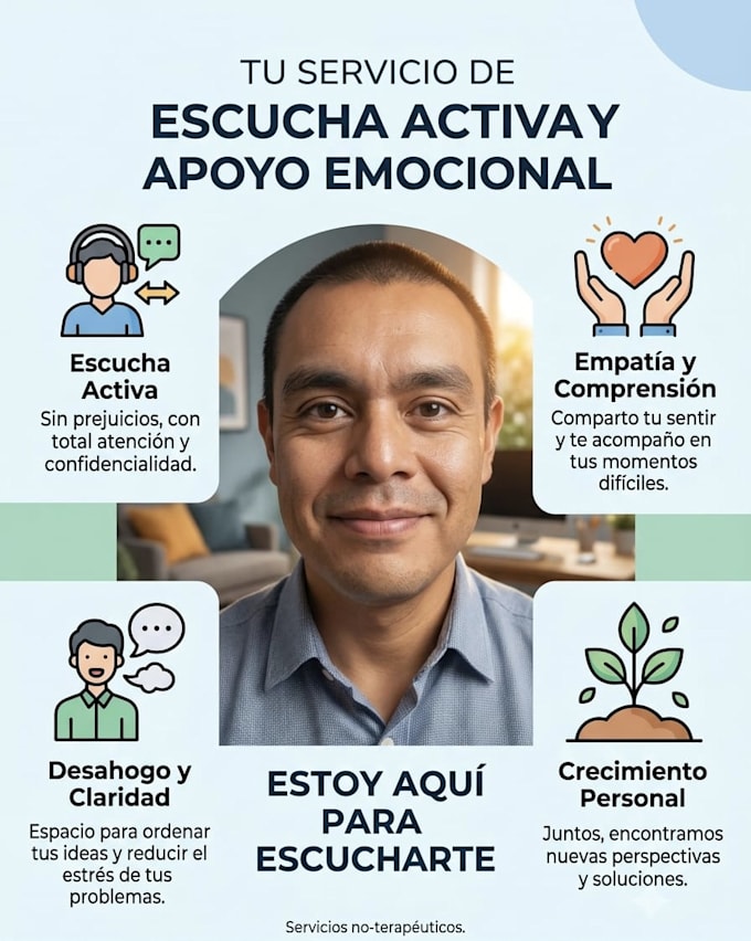 provide active listening and emotional support without judgment