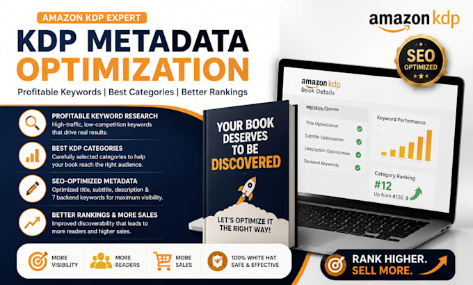 optimize your amazon KDP book metadata with profitable keywords and categories