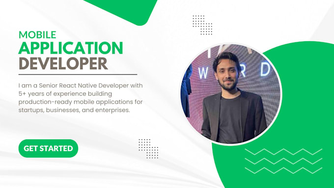 develop a professional react native mobile app for android and ios