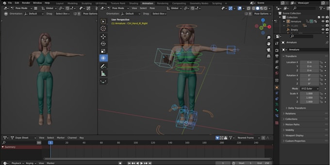 edit, fix, rig and animate any 3d character for mmd, vrchat, vroid, cc4, cc5