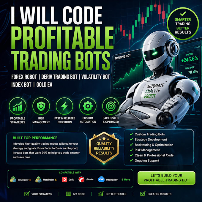 code profitable forex robot, deriv trading bot, volatility bot,index bot,gold ea