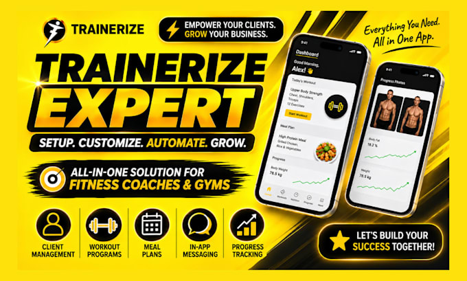 setup customize your trainerize account upload workout program on trainerize
