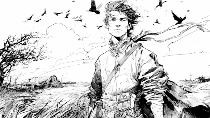 create pen and ink illustrations