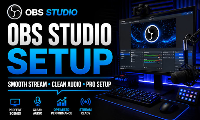 configure obs studio for professional live streaming