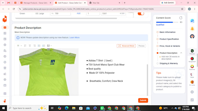 professionally list products on ebay as your requirements