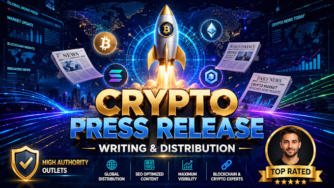 do crypto press release writing and distribution on newsbtc, web3 platforms