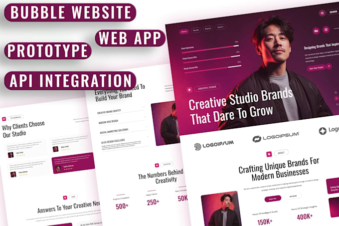 build bubble io web app, saas, or mvp as bubble developer