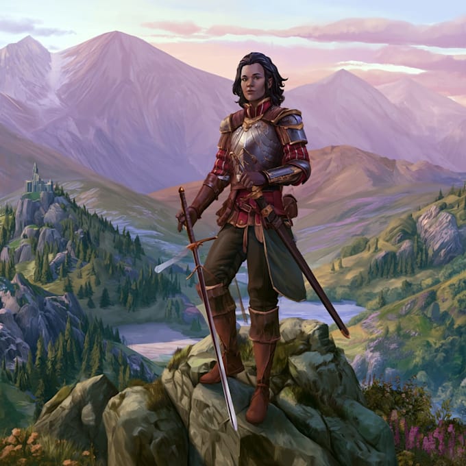 create custom dnd, rpg, and character art