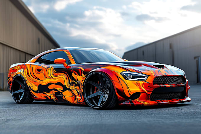 creative wrap for your van, car, bus, truck etc