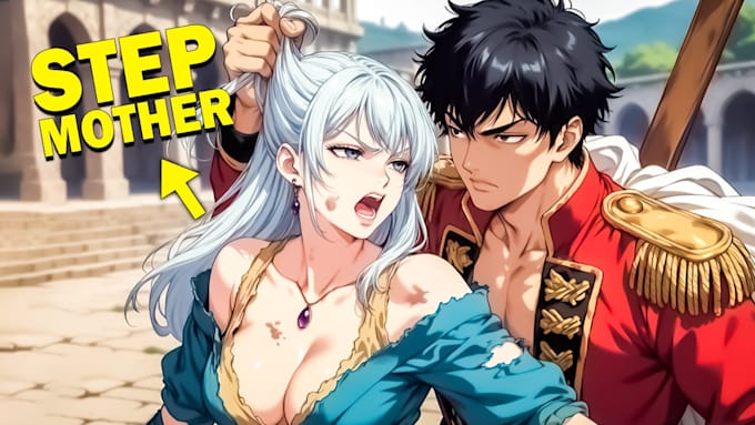 design high CTR anime and manhwa recap youtube thumbnails