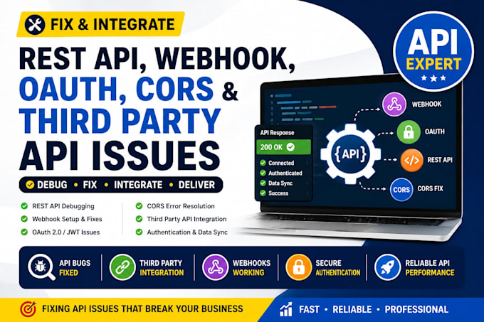 fix rest API, webhook, oauth, cors and third party API integration issues
