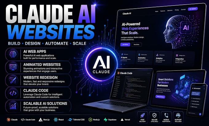 build claude ai websites web apps animations  website redesigns claude cowork