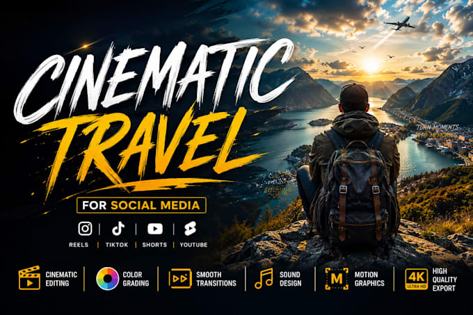 edit cinematic travel for social media