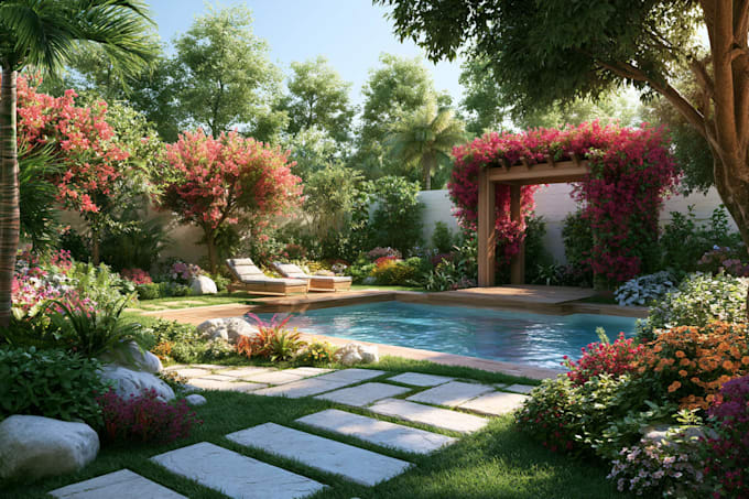 do backyard landscape design as landscape architect