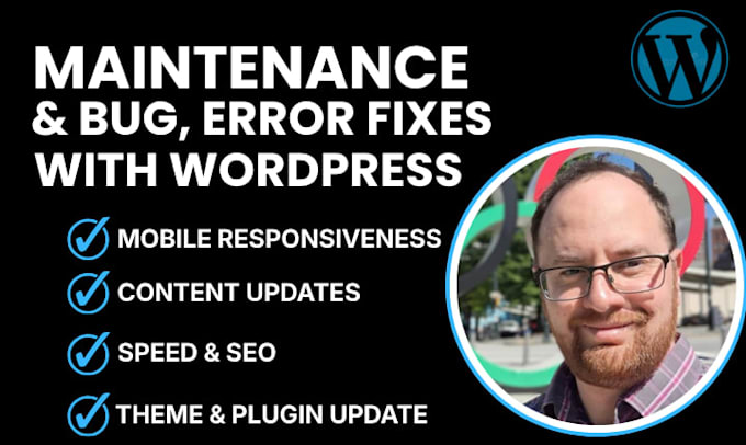 provide professional monthly wordpress maintenance, error fix and data security