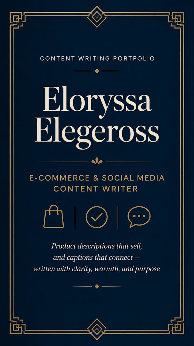 write premium  e commerce and brand website content