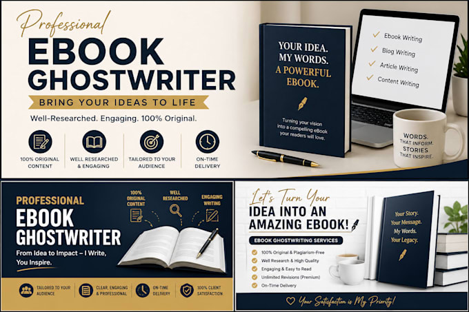 ghostwrite a high quality nonfiction ebook