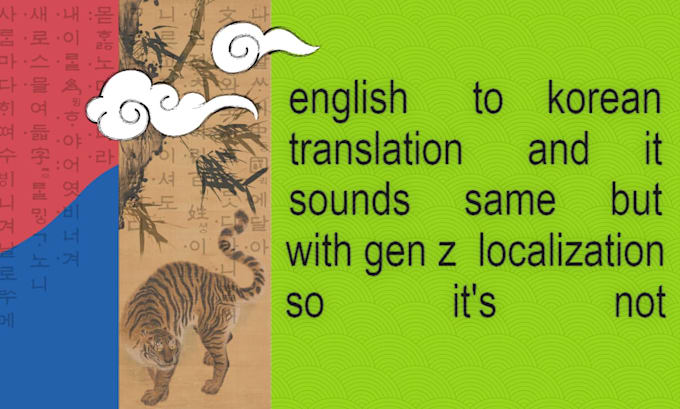 translate english to korean with native gen z localization