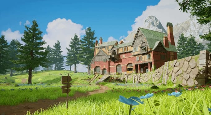 design 3d game environment, game level design, game environment in unity 3d, ue5