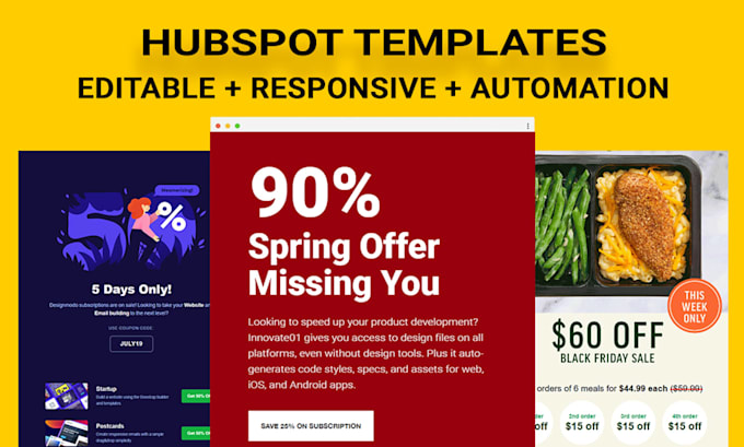 do hubspot email newsletter design and development