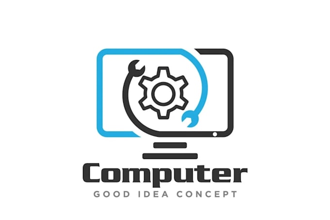 design a professional modern computer technology logo