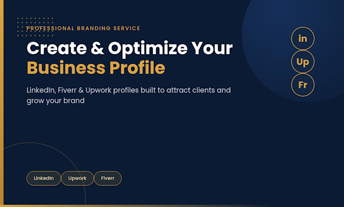 create and optimize your professional business profile