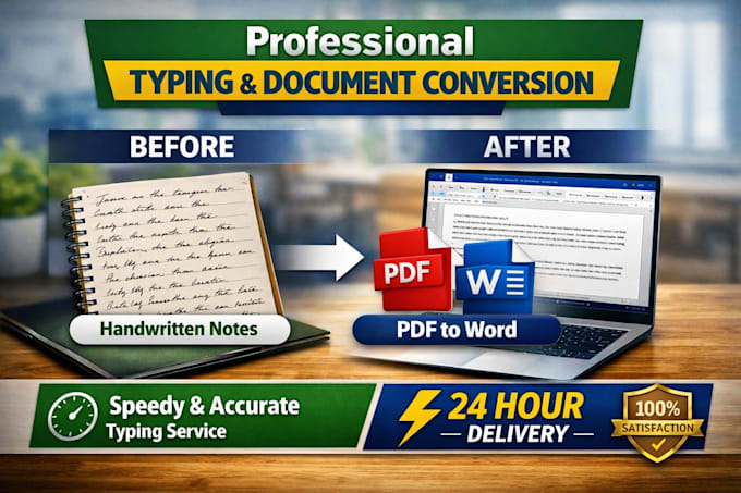 fast typing and data entry work