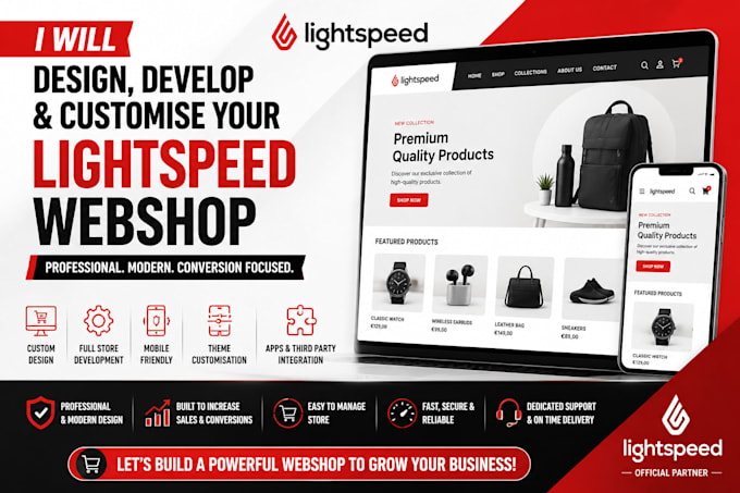 design, develop and customize your lightspeed webshop