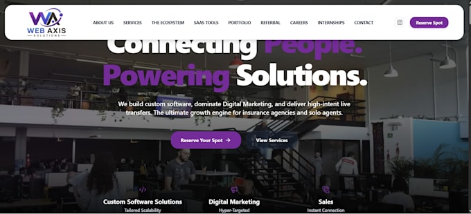 build website design, website development as a full stack developer