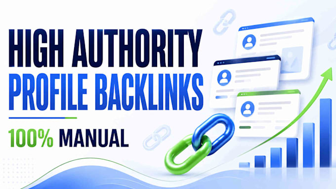 create manual high authority profile backlinks