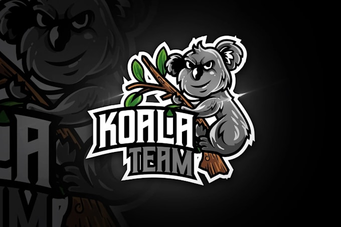 design a professional koala logo with custom concepts