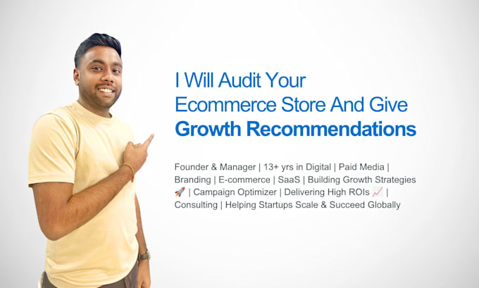 audit your ecommerce store and give growth recommendations