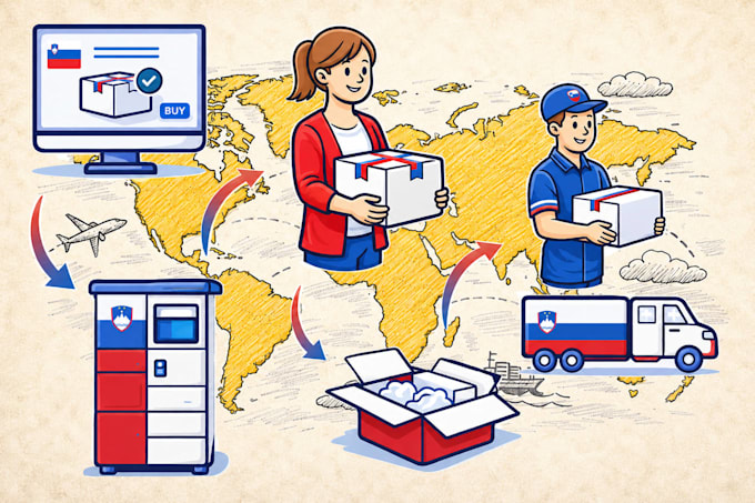 forward your order worldwide from slovenia