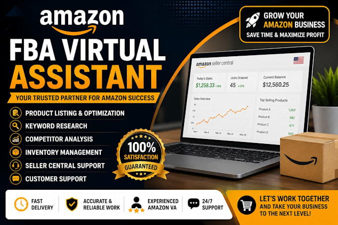 be your amazon fba virtual assistant