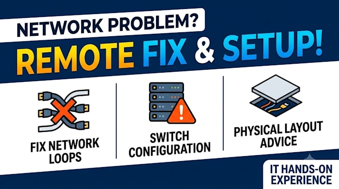 troubleshoot your office network issues and firewall setup remotely