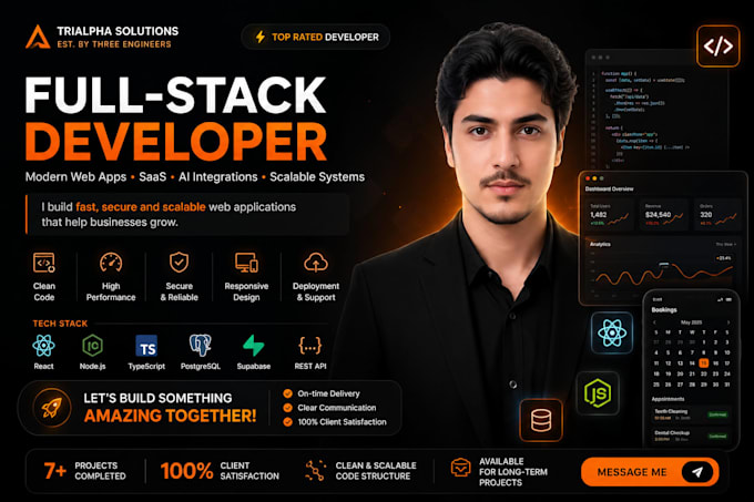 build a scalable full stack booking system and admin dashboard