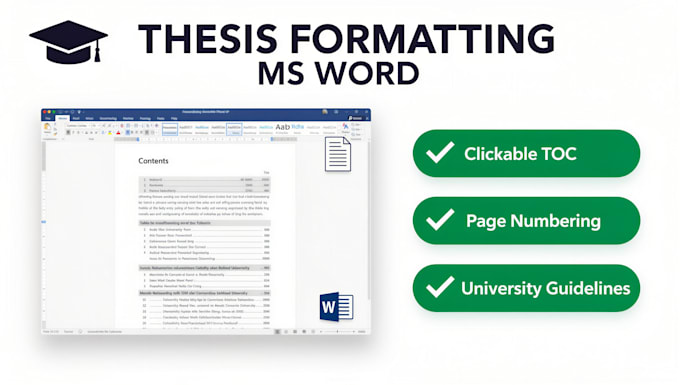format your thesis in ms word