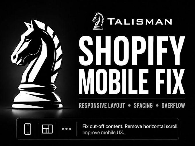 fix your shopify mobile layout or responsive issue