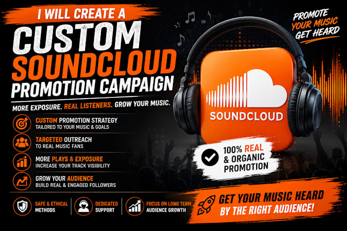 create a custom soundcloud promotion campaign