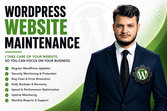 do wordpress website maintenance as your wordpress manager