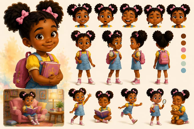 design childrens book characters for your storybook