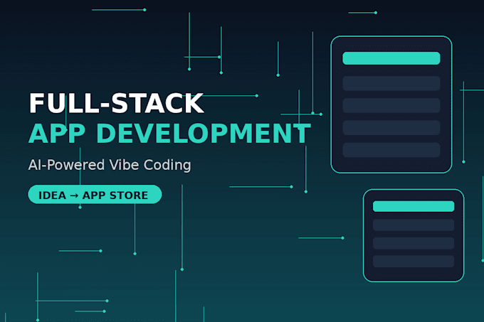build your full stack app using ai powered vibe coding