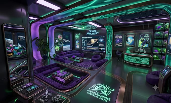 create interactive custom vrchat world 3d environment metaverse vrchat world 3d
