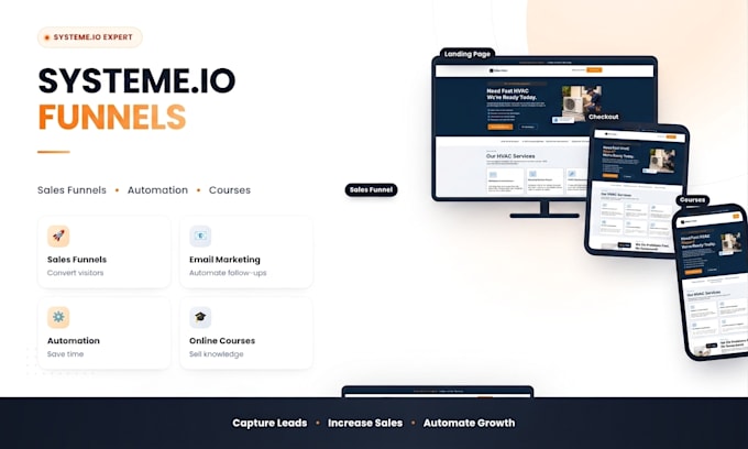 build systeme io sales funnel landing page system io website expert