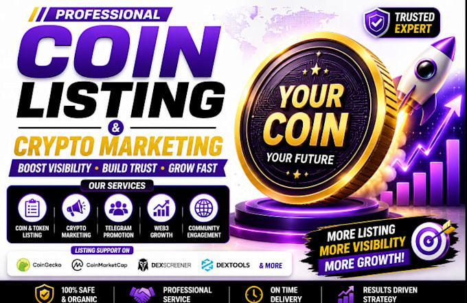 do token listing crypto marketing and telegram promotion